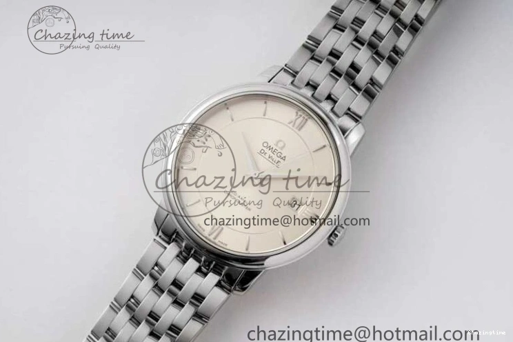 0506 Bright De Ville SS DIWF 1:1 Best Edition Silver Dial SS Markers on SS Bracelet MIYOTA 7848